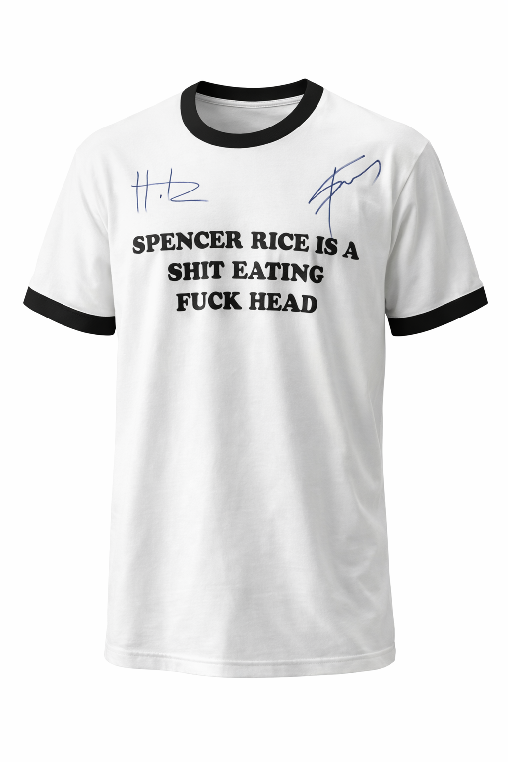 SPENCER RICE - Autograhed Tee
