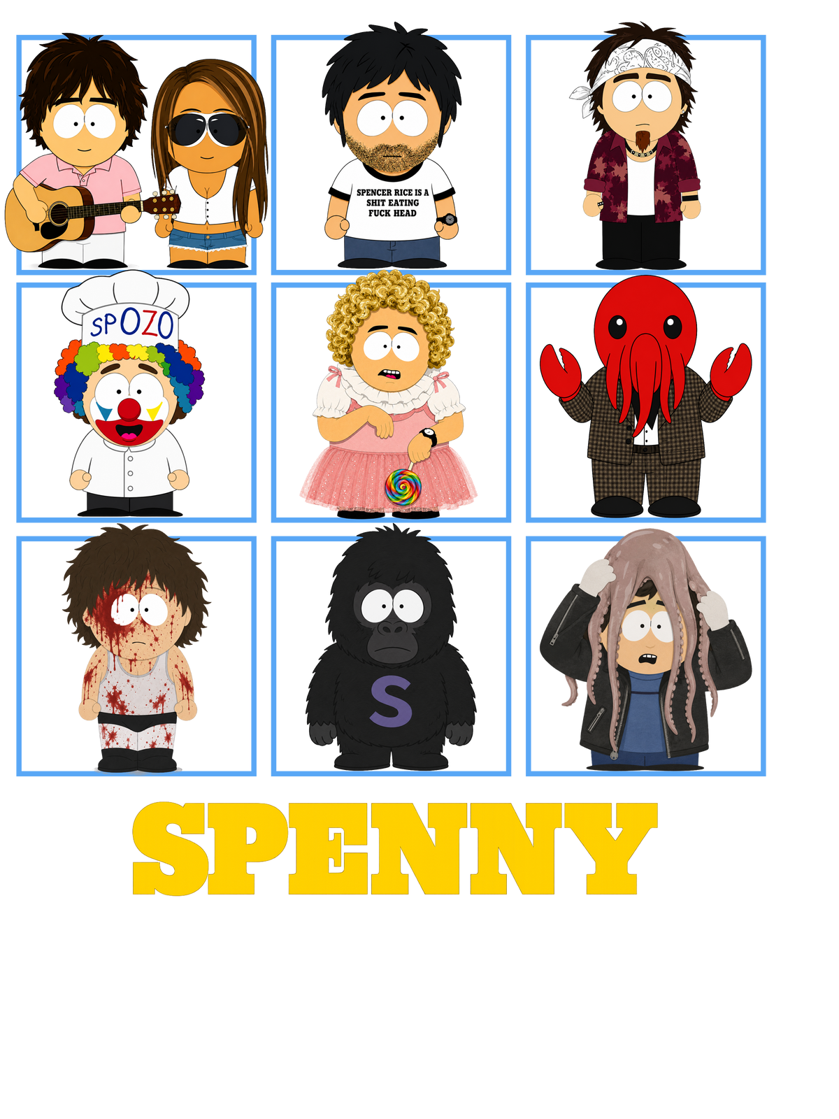 SPENNY CHARACTERS Tee