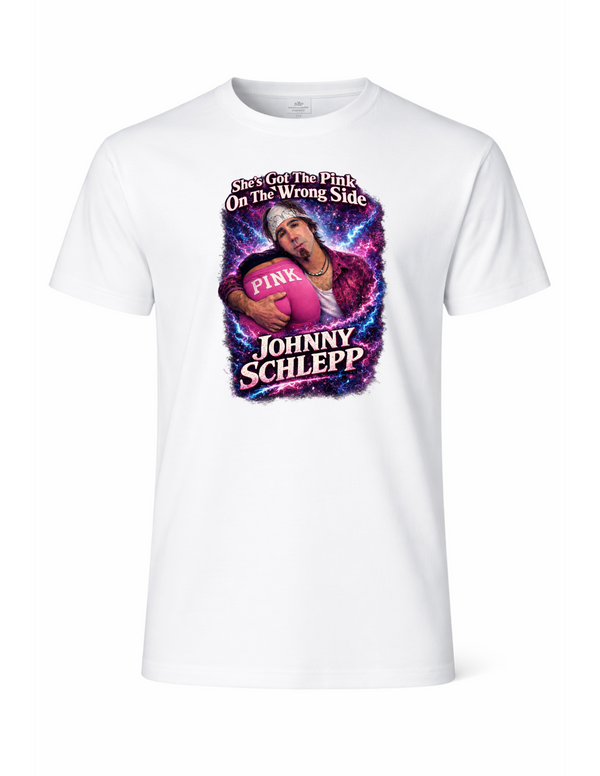Pink Johnny Schlepp T-Shirt