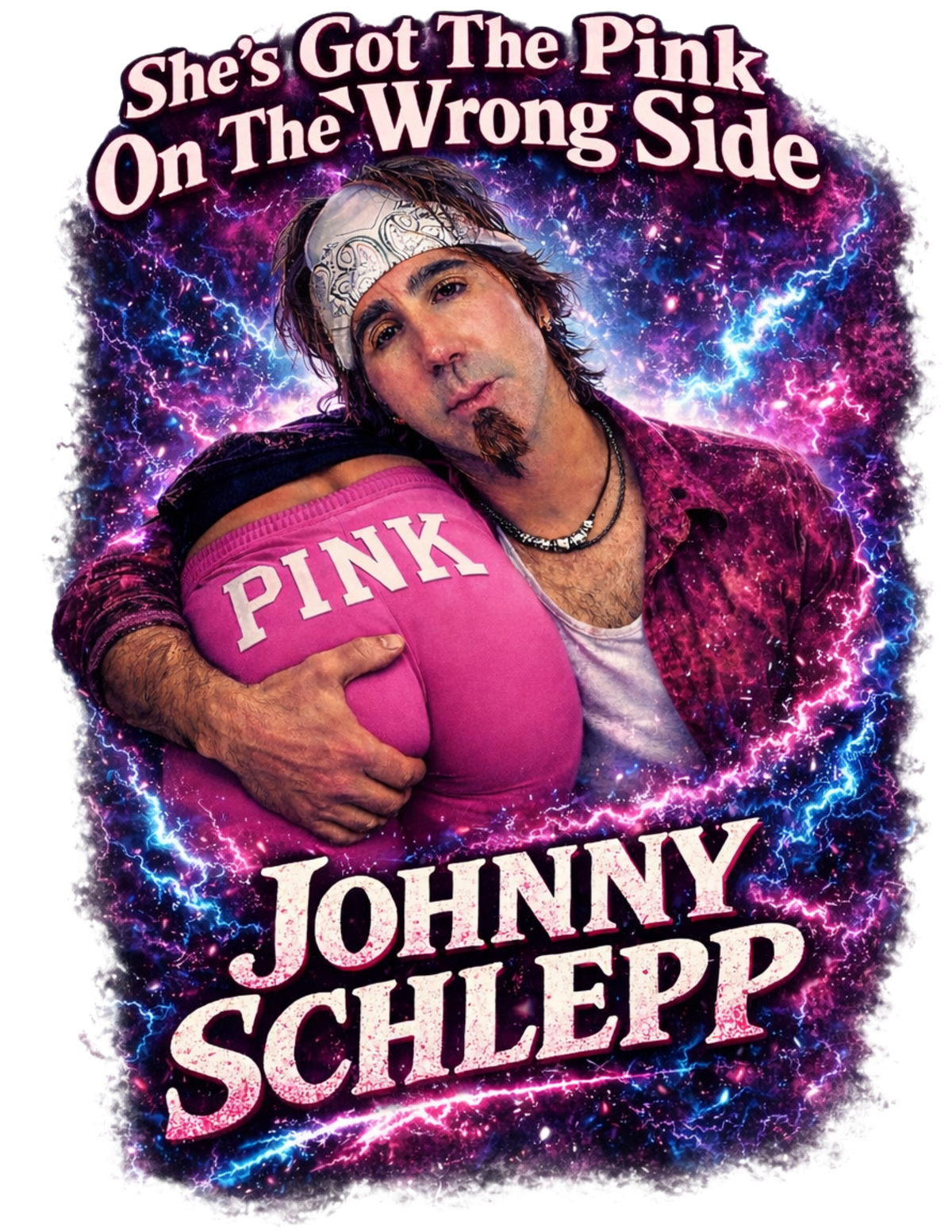 Pink Johnny Schlepp T-Shirt